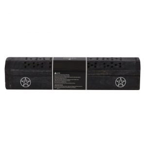 Pentagram Wooden Black Pepper Incense Box Set - Image 2