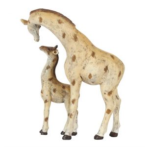 Stand Tall Giraffe Mother and Baby Ornament - Image 2