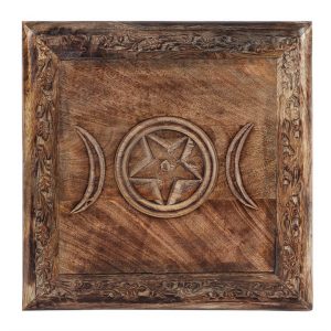 Triple Moon Altar Table with Detailed Border - Image 3