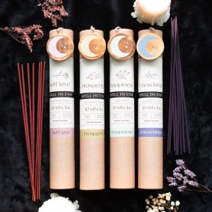 Set of 12 Herbal Magick Spell Incense Sticks with Display - Image 6
