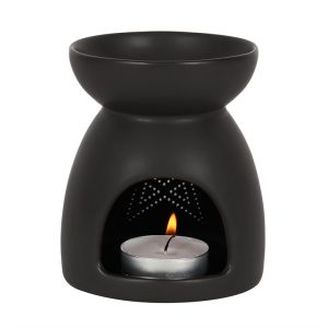 Black Pentagram Cut Out Oil Burner - Image 2