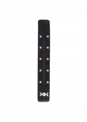 Triple Moon Wooden Incense Ash Catcher