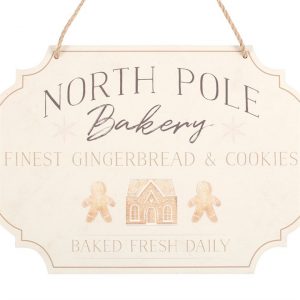 North Pole Bakery Hanging Sign - Image 3