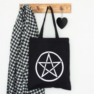 Pentagram Polycotton Tote Bag - Image 4
