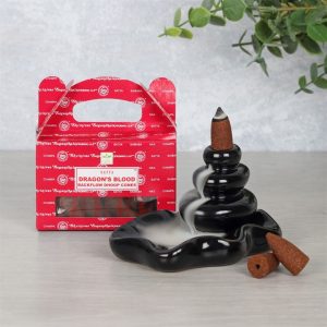 Set of 6 Packets of Satya Dragon's Blood Backflow Dhoop Cones - Image 4