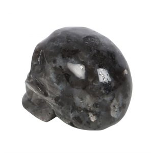 Black Labradorite Crystal Skull - Image 3