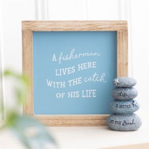 Life is Better at the Beach Resin Stone Ornament - Image 5