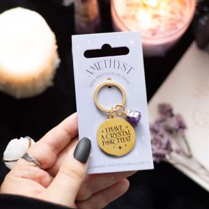 I Have a Crystal for That Amethyst Crystal Keyring - Image 4
