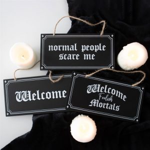 Normal People Scare Me Hanging Sign - Image 5