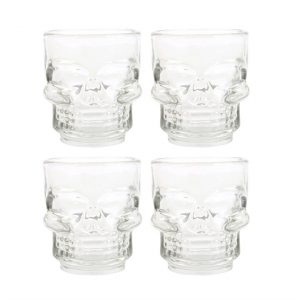 Set of 4 Skull Shot Glasses Set - Image 2