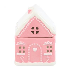 Pink Gingerbread House Oil Burner - Image 2