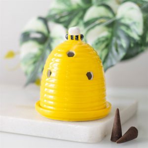 Yellow Beehive Incense Cone Holder - Image 5