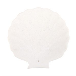 Off White Scallop Shell Incense Stick Holder - Image 2