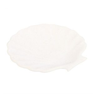 Off White Scallop Shell Incense Stick Holder - Image 3