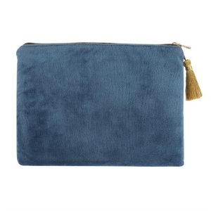 Midnight Hare Velvet Makeup Bag - Image 4