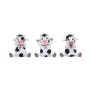 Three Wise Cows 9cm