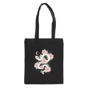Floral Snake Polycotton Tote Bag - Image 2