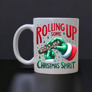 Rolling Up some Christmas Spirit Mug