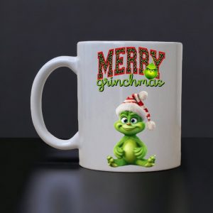 Merry Grinchmas Baby Hat Christmas Mug