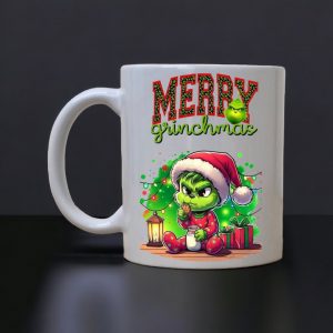 Merry Grinchmas Tree Christmas Mug