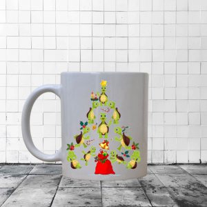 Turtle Tree Christmas Mug
