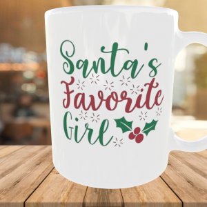 Santa's Favourite Girl Mug