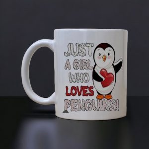 Just a girl who loves penguins mug