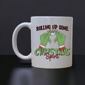Rolling Up some Christmas Spirit Mug