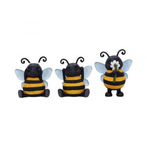 Three Wise Bees 9.5cm