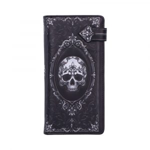 Baroque Skull Embossed Purse 18.5cm