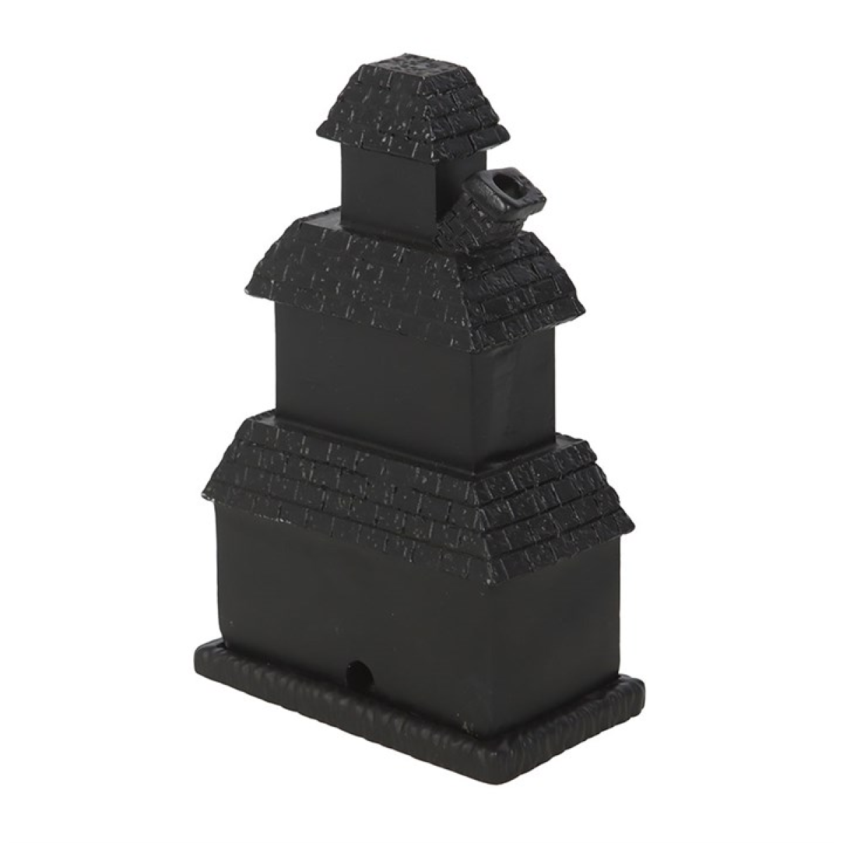 Black Haunted House Incense Cone Holder - Image 5