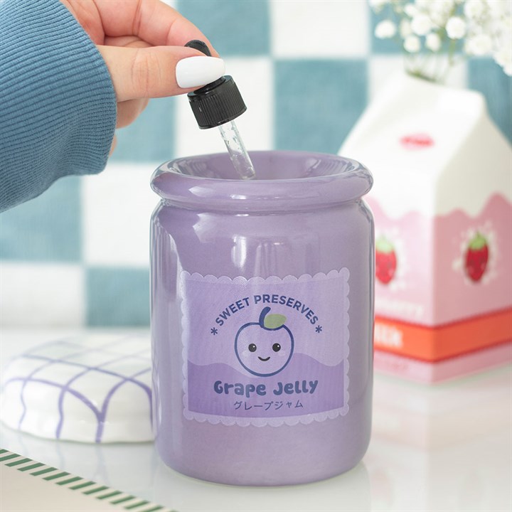 Grape Jelly Jar Oil Burner and Wax Warmer - Image 2
