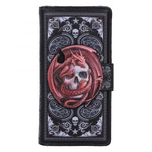 Skull Embrace Embossed Purse (AS) 18.5cm