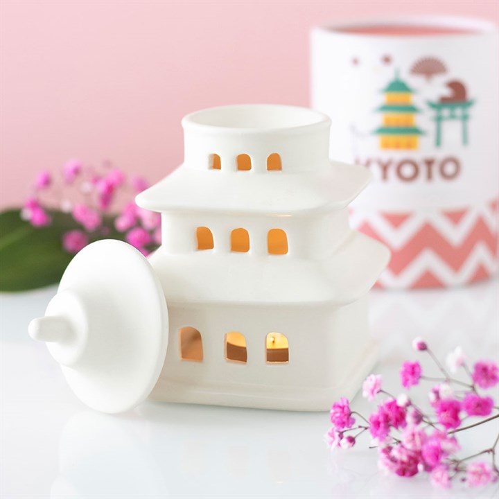 Pagoda Shaped Oil Burner and Wax Warmer - Image 2