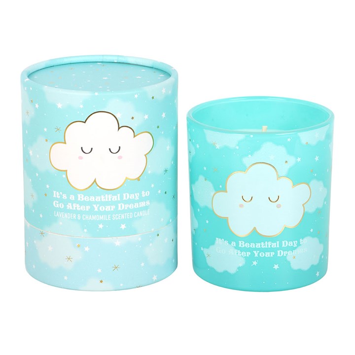 Cloud Print Lavender & Chamomile Candle - Image 2