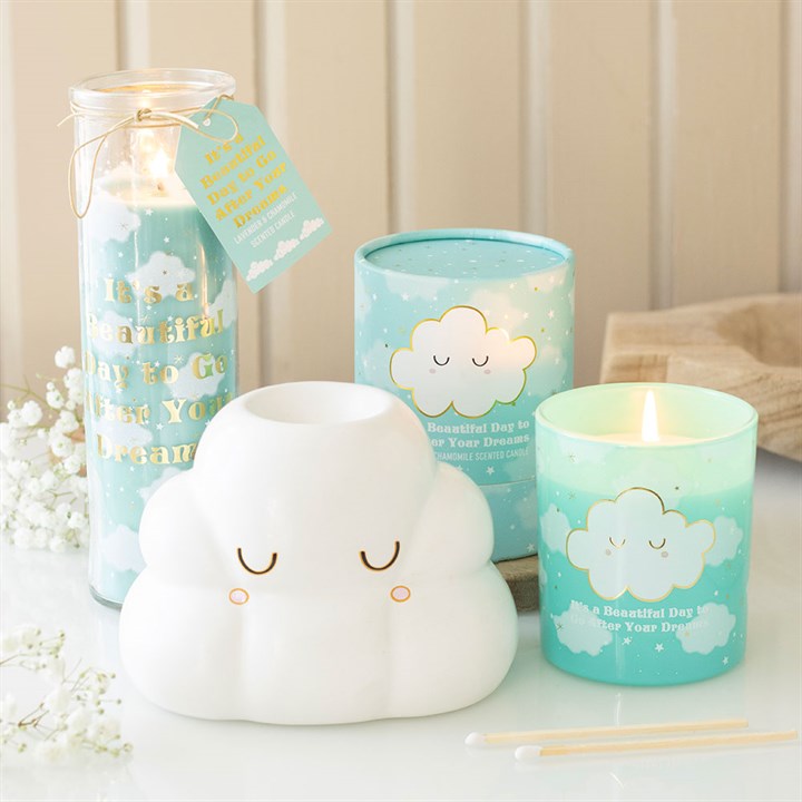 Cloud Print Lavender & Chamomile Candle - Image 5