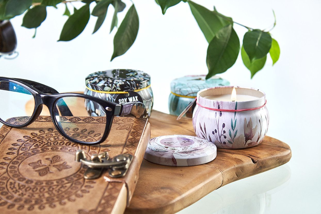 Art Tin Candle - Assorted Design - Russian Dolls - Dolly Blue - Image 10