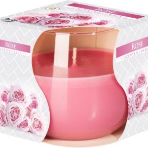 Scented Glass Jar Candle - Rose