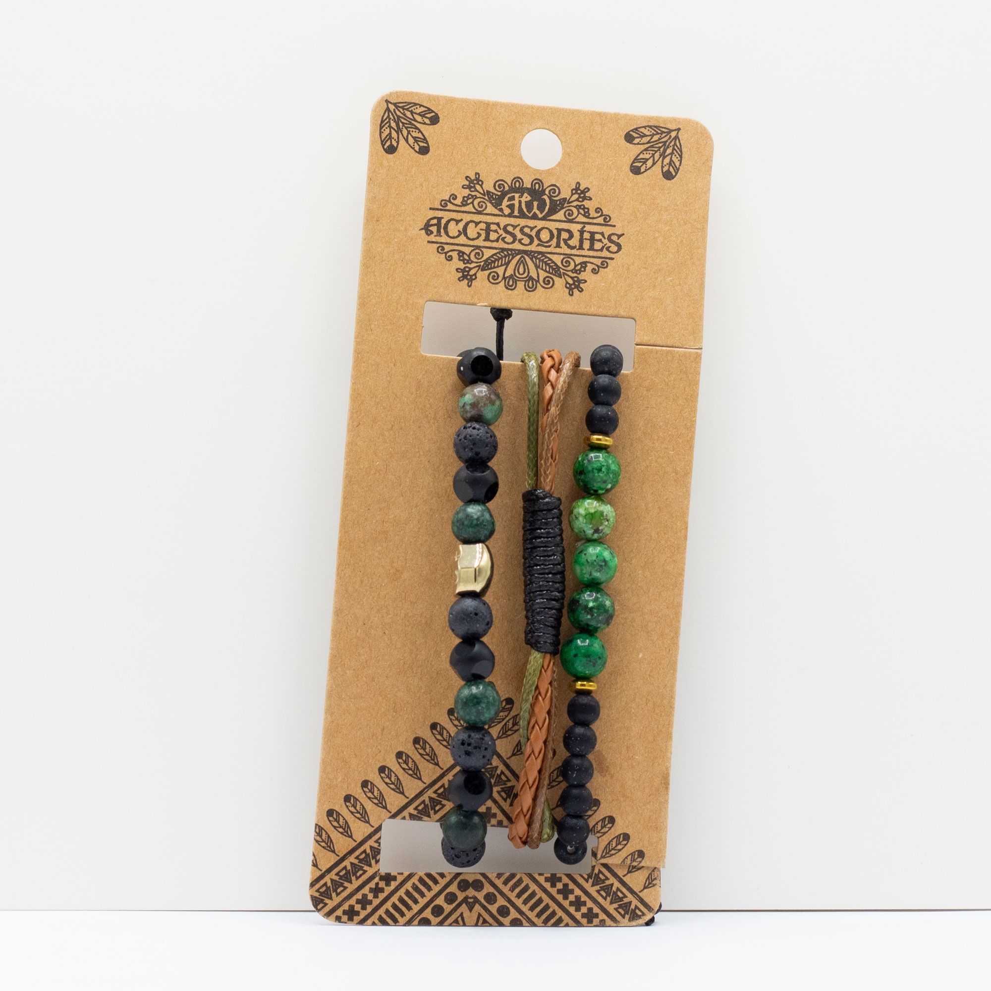 Mens Premium Bracelet Sets - Outdoor Greens (asst) - Image 2