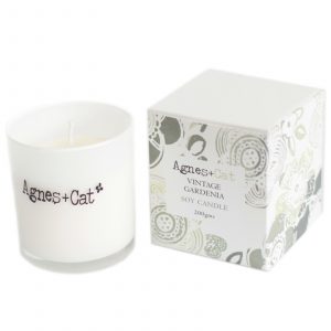 Agnes + Cat Votive Candle - Vintage Gardenia