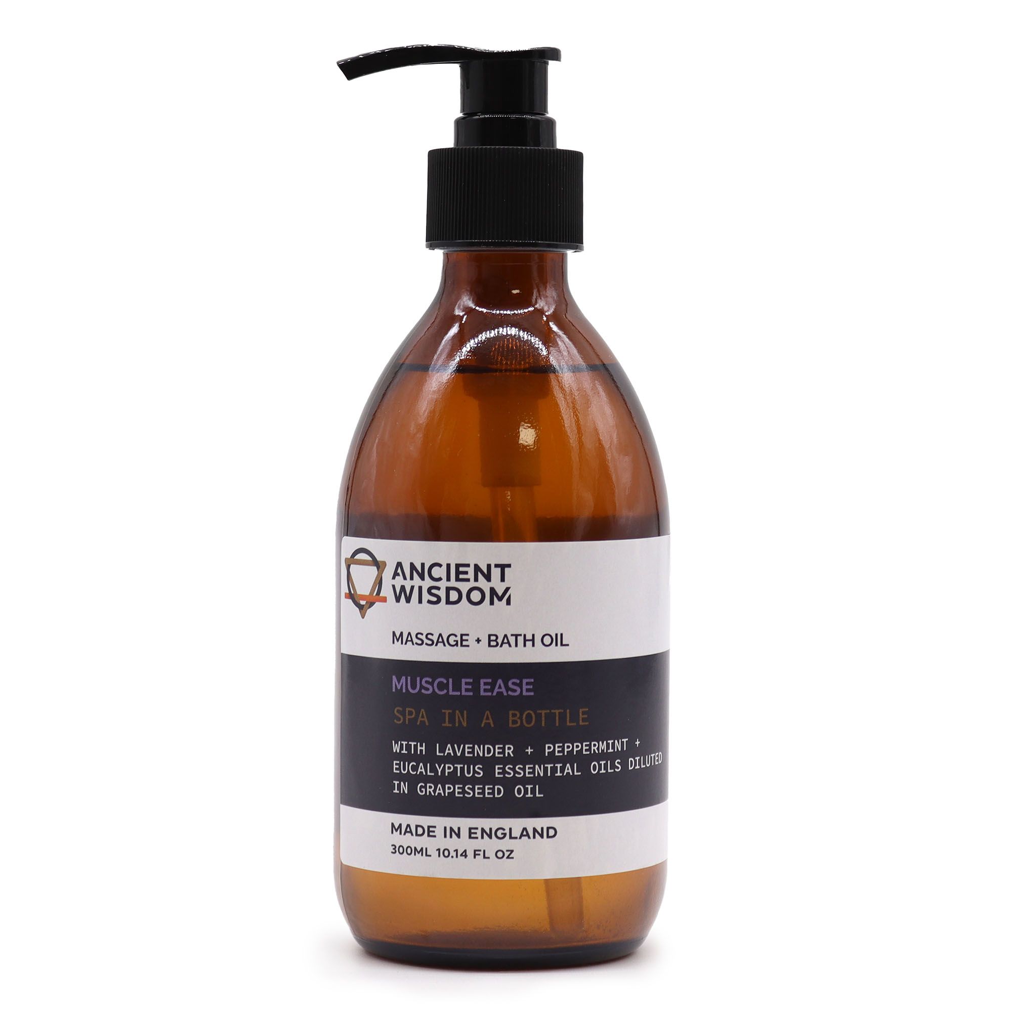 Aromatherapy Massage and Bath Oil - Muscle Ease 300ml - Image 3