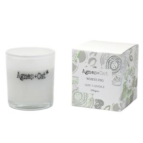 Agnes + Cat Votive Candle - White Fig - Image 6