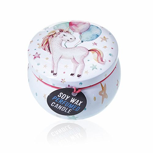 Art Tin Candle - Assorted Design - Unicorns - Moonstone - Image 9