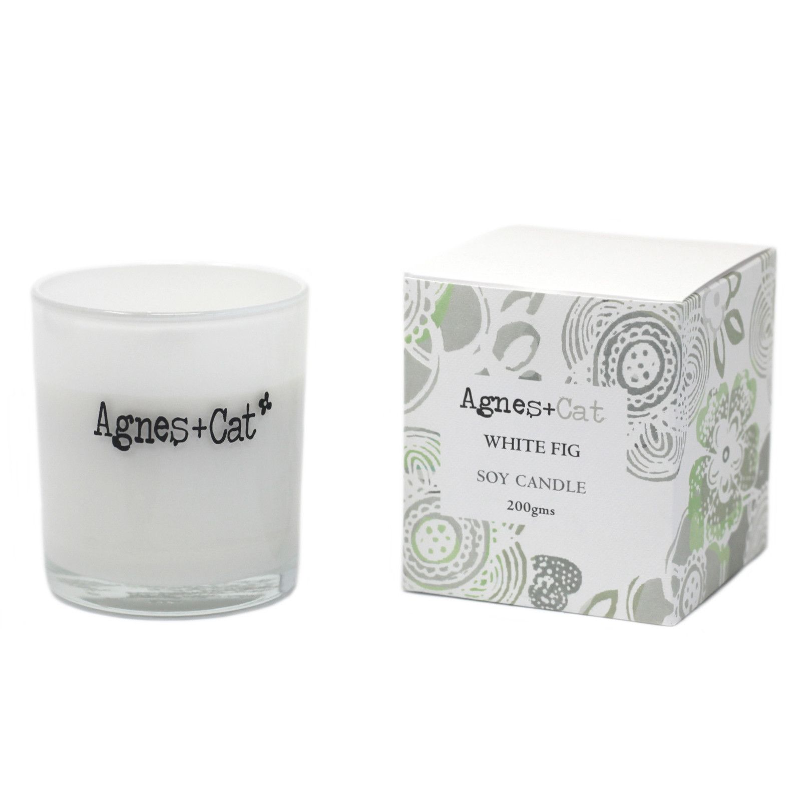 Agnes + Cat Votive Candle - White Fig - Image 8