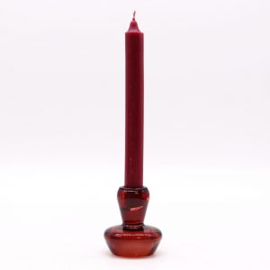 Mushroom Flip Dinner Candle / Tealight Holder - Vampire Red