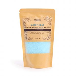 Aromatherapy Bath Potion in Kraft Bag 350g - Sleepy Head