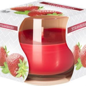 Scented Glass Jar Candle - Strawberry