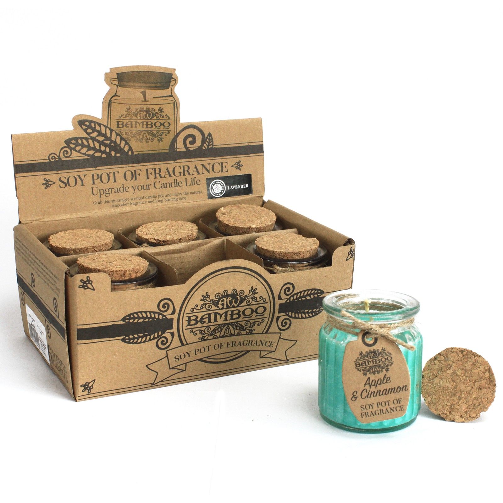 Apple & Cinnamon Soy Pot of Fragrance Candles - Image 5