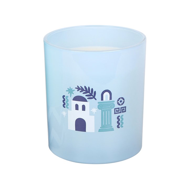 Santorini Coconut & Sea Salt Scented Candle - Image 4