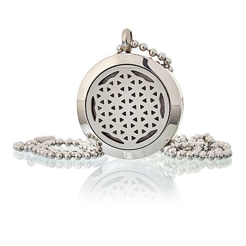 Aromatherapy Diffuser Necklace - Flower of Life 25mm - Image 5